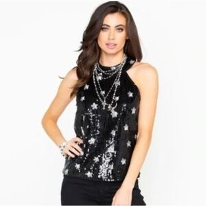 DANCE & MARVEL sequin top